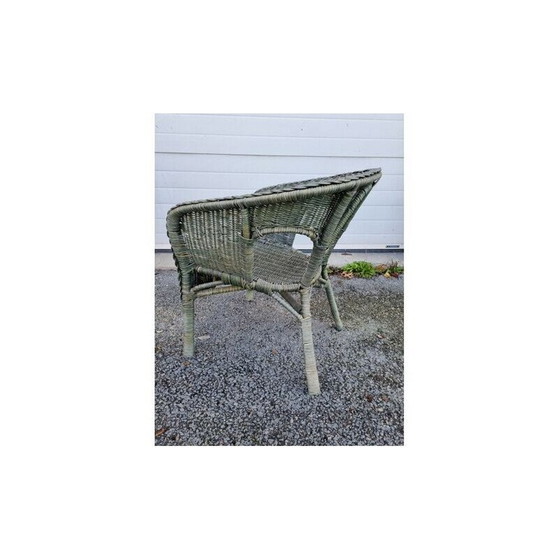 Image 1 of Fauteuil en rotin vintage, 1980