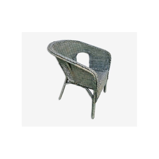 Image 1 of Fauteuil en rotin vintage, 1980