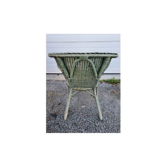 Image 1 of Fauteuil en rotin vintage, 1980