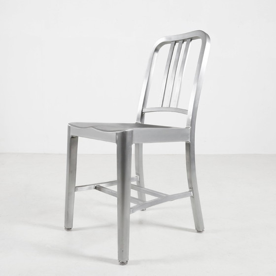 Image 1 of Chaise vintage en aluminium Emeco Navy, 1940S