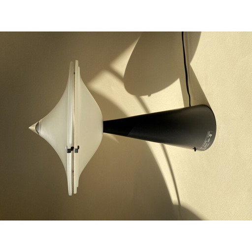 Lampe vintage Alien en métal noir par Cesaro L. Italie