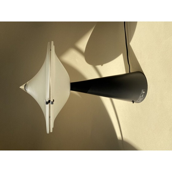 Image 1 of Lampe vintage Alien en métal noir par Cesaro L. Italie