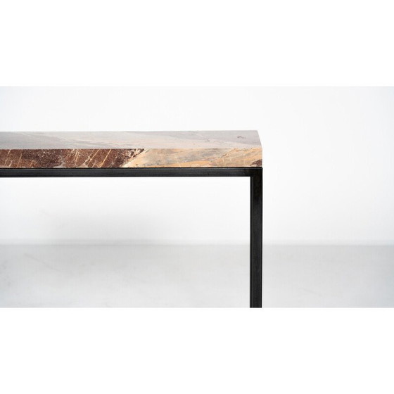 Image 1 of Console vintage en marbre et fer