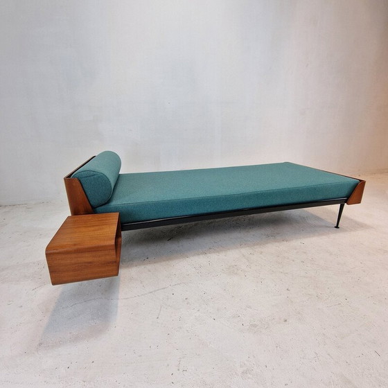 Image 1 of Lit de jour vintage en teck "Euroika" par Friso Kramer pour Auping Holland, 1960
