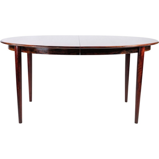 Image 1 of Table ovale en bois de rose vintage par Arne Vodder, 1960s