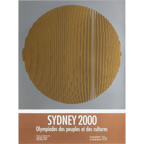 Image 1 of Affiche vintage de Jesus Rafael SOTO, Australie 2000