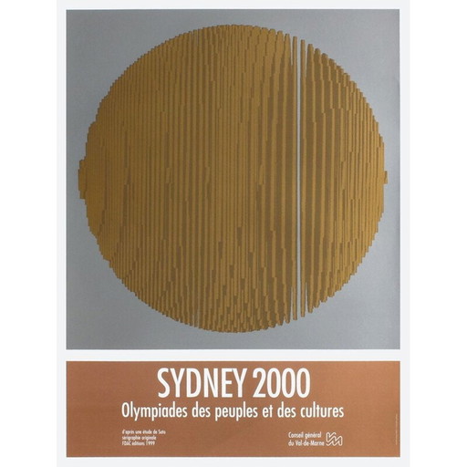 Affiche vintage de Jesus Rafael SOTO, Australie 2000