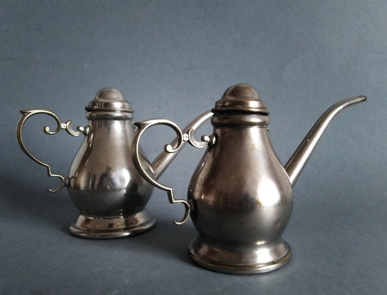 Image 1 of Carl Deffner Art Deco/Orientalist Pair of Lidded Pots 1910's Germany