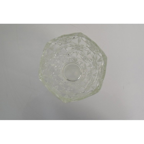 Image 1 of Vase en verre du milieu du siècle, Tchécoslovaquie années 1950