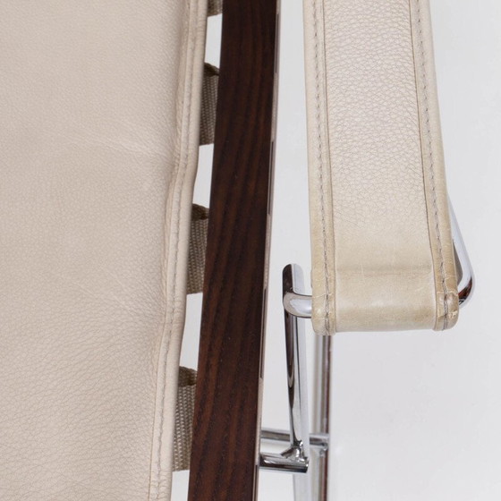 Image 1 of Fauteuil vintage J.J en cuir crème par Antonio Citterio pour B&B Italia 2012