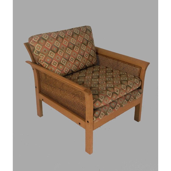 Image 1 of Ensemble de 2 fauteuils Rotang vintage d'Arne Norell, 1970