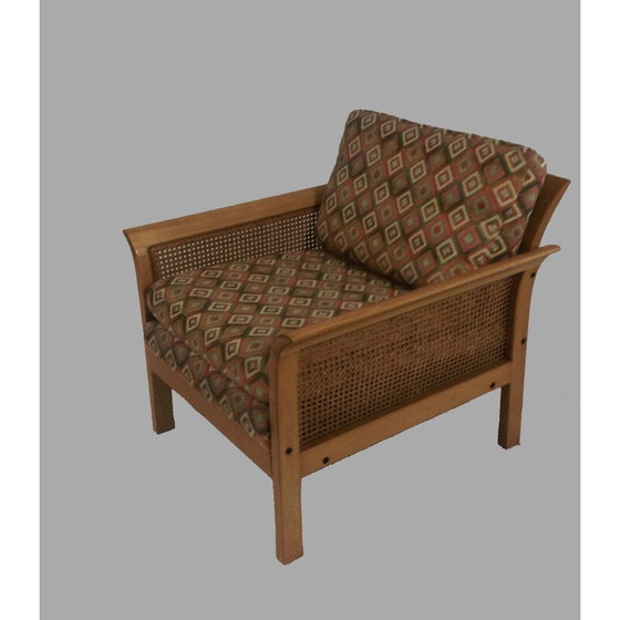 Image 1 of Ensemble de 2 fauteuils Rotang vintage d'Arne Norell, 1970