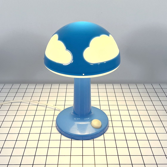 Image 1 of Lampe de table Skojig bleue par Henrik Preutz pour Ikea, 1990S