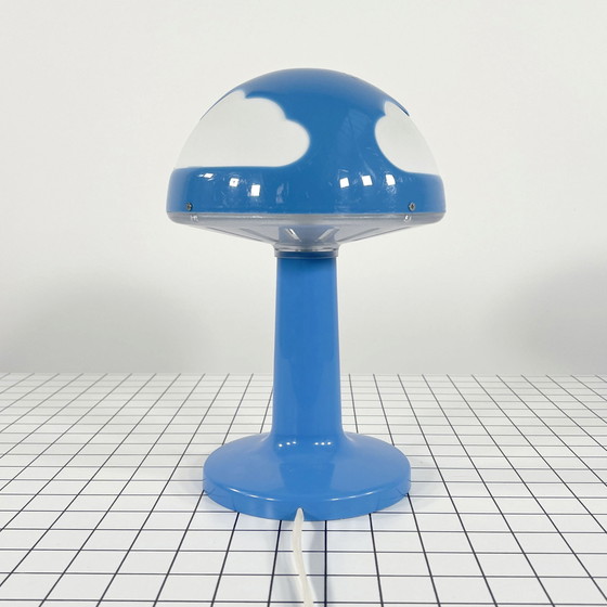 Image 1 of Lampe de table Skojig bleue par Henrik Preutz pour Ikea, 1990S