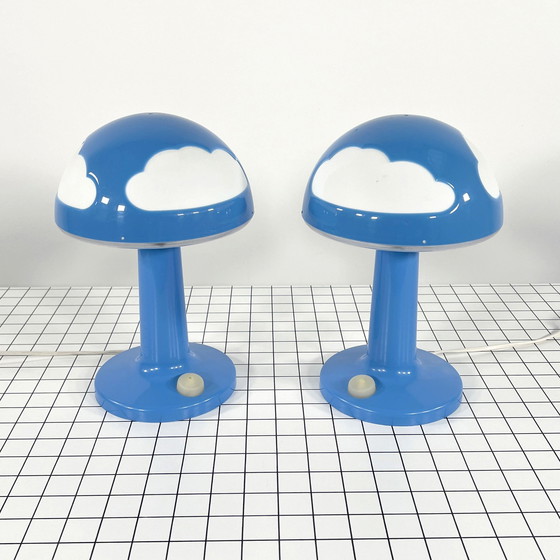 Image 1 of Lampe de table Skojig bleue par Henrik Preutz pour Ikea, 1990S