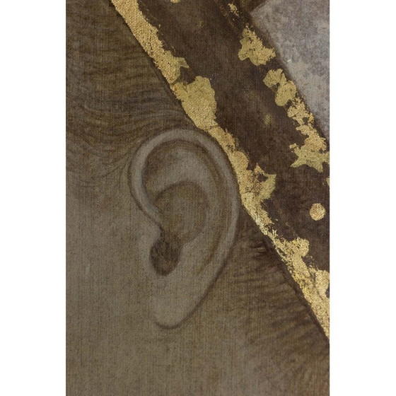 Image 1 of Peinture vintage représentant une femme noble, France