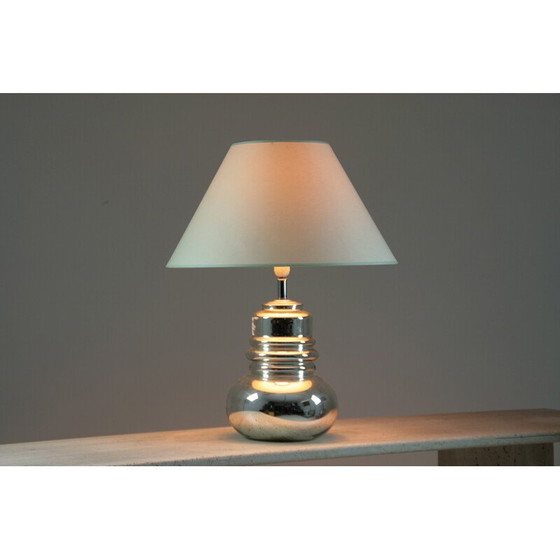 Image 1 of Lampe en verre vintage, 1970