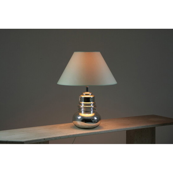 Image 1 of Lampe en verre vintage, 1970
