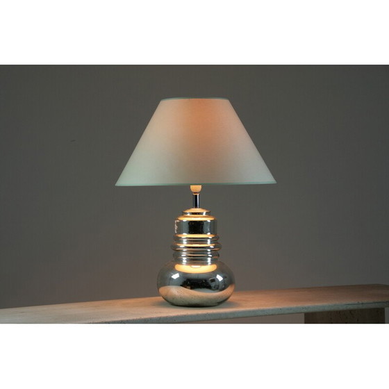 Image 1 of Lampe en verre vintage, 1970