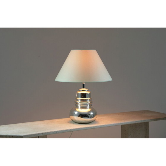 Image 1 of Lampe en verre vintage, 1970