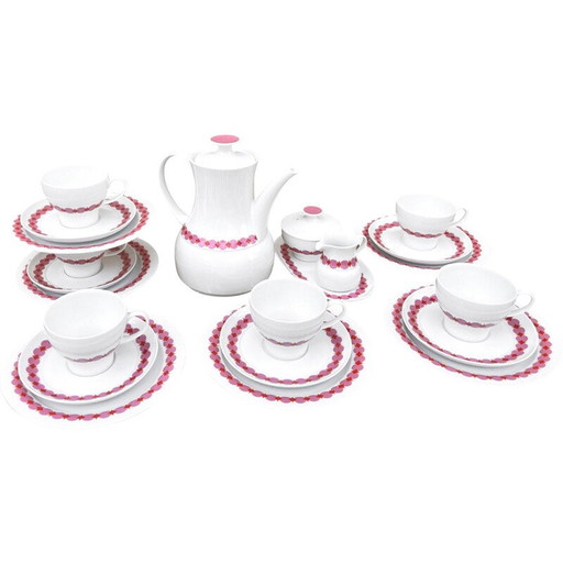 Service à café vintage en porcelaine par Porzellanfabrik F. Thomas Marktredwitz pour Rosenthal, Allemagne 1970