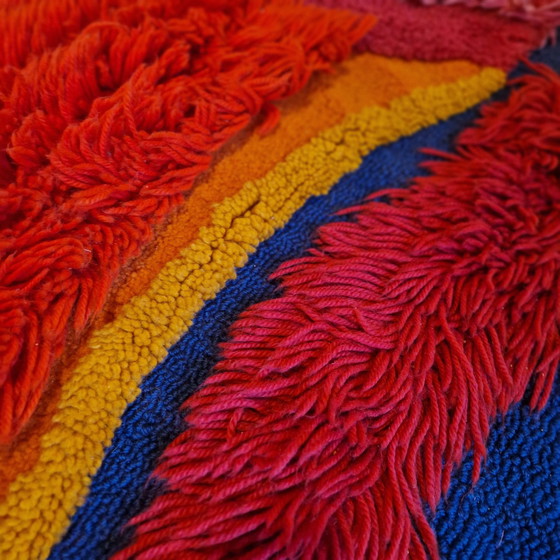 Image 1 of Tapis Vintage 70's Tapis Spaceage