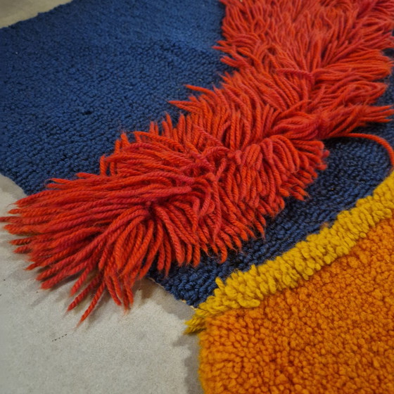 Image 1 of Tapis Vintage 70's Tapis Spaceage