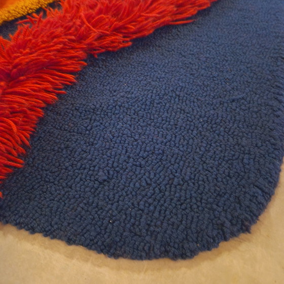 Image 1 of Tapis Vintage 70's Tapis Spaceage