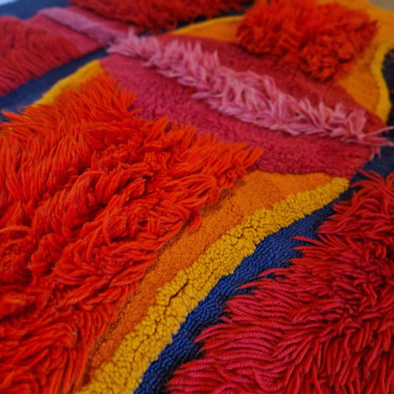 Image 1 of Tapis Vintage 70's Tapis Spaceage