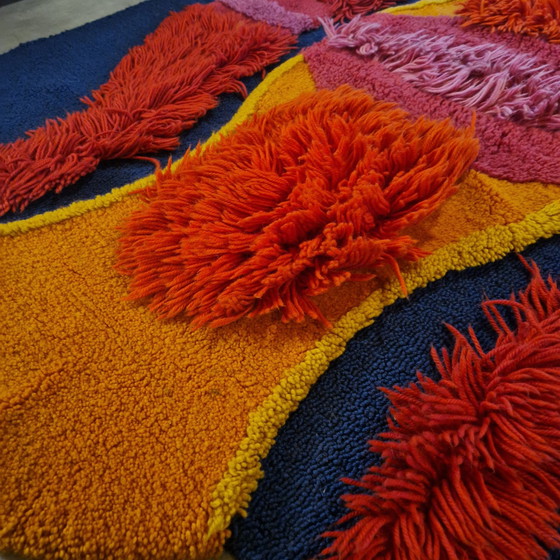 Image 1 of Tapis Vintage 70's Tapis Spaceage