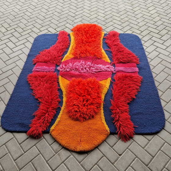 Image 1 of Tapis Vintage 70's Tapis Spaceage