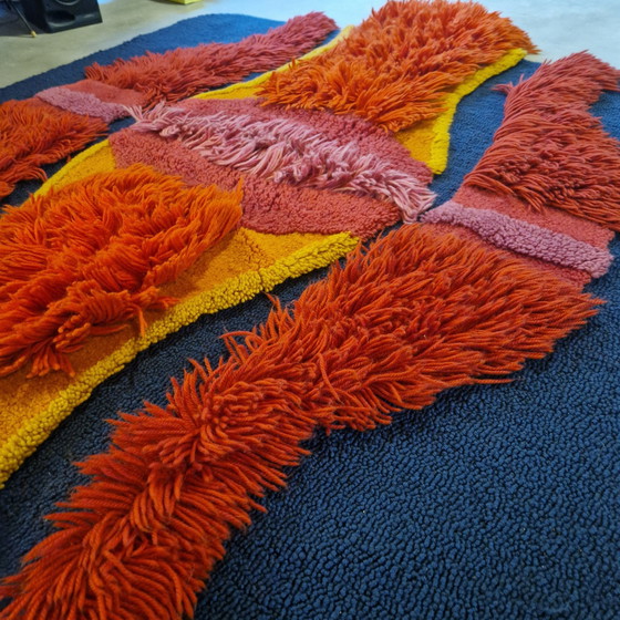 Image 1 of Tapis Vintage 70's Tapis Spaceage