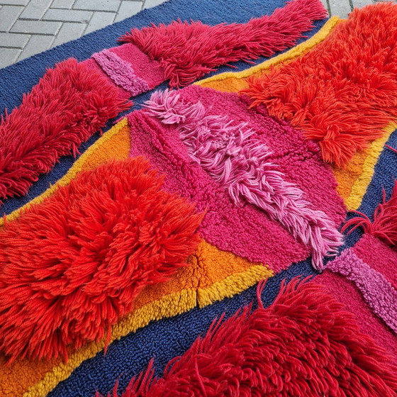 Image 1 of Tapis Vintage 70's Tapis Spaceage