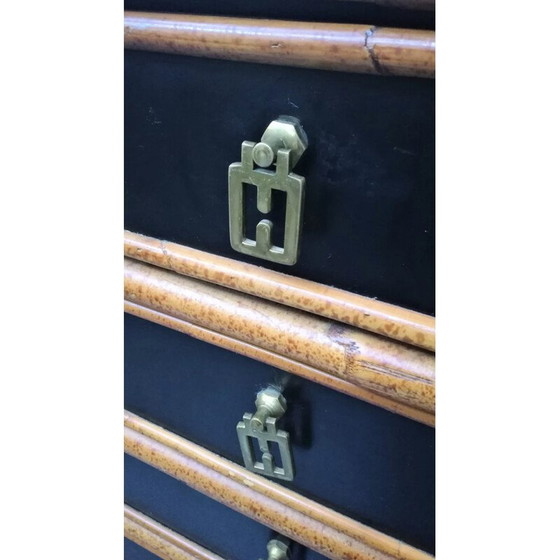 Image 1 of Commode vintage en bambou, 1970