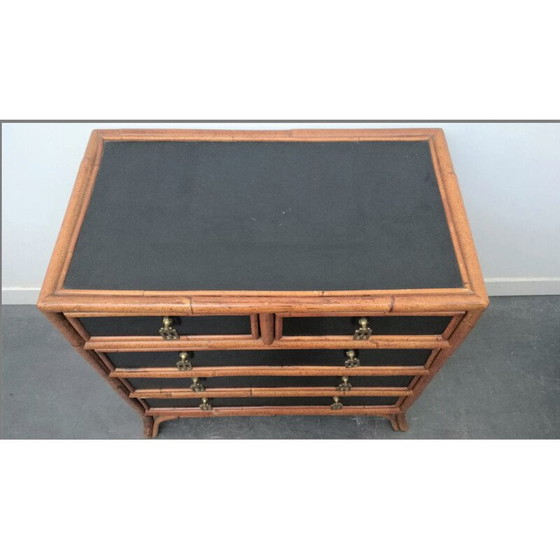 Image 1 of Commode vintage en bambou, 1970