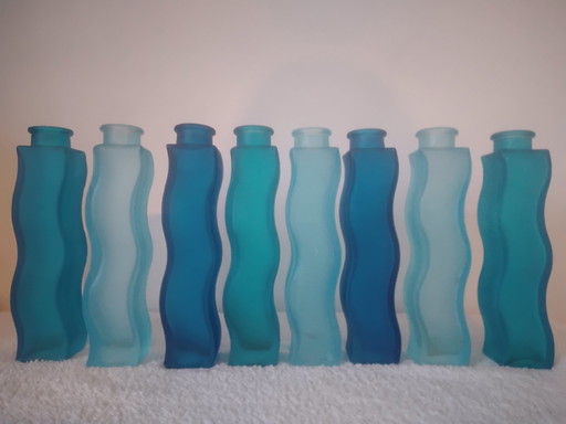 8 × Vases à bouteilles Ikea Skamt