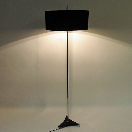 Image 1 of Lampadaire vintage noir de Solberg Fabrikker, Norvège 1960