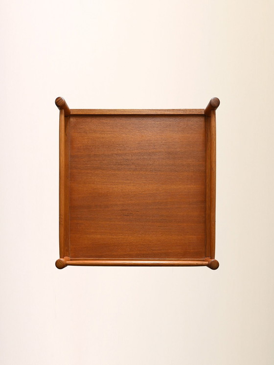 Image 1 of Table vintage à deux plateaux