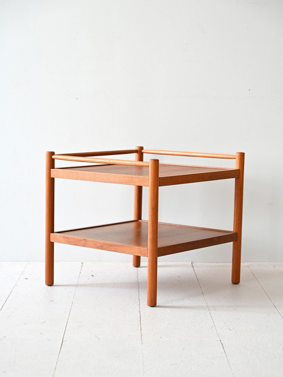 Image 1 of Table vintage à deux plateaux