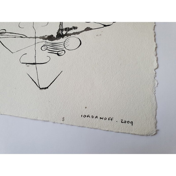 Image 1 of Encre de Chine vintage sur papier n 511 par Jérémie Iordanoff, 2009