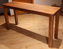 Belle Console Vintage En Teck Massif