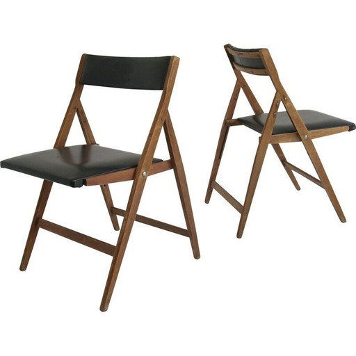 Paire de chaises de salle à manger Eden vintage de Gio Ponti, années 1950