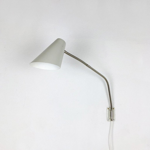 Lampe murale vintage en métal par Kaiser Leuchten, Allemagne 1960