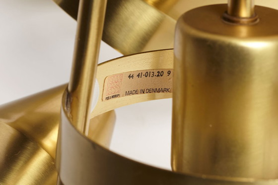 Image 1 of Lampe pendante en laiton par Fog & Mørup, Danemark, années 1970