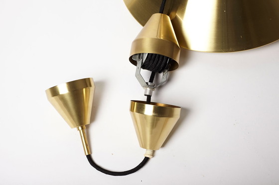 Image 1 of Lampe pendante en laiton par Fog & Mørup, Danemark, années 1970