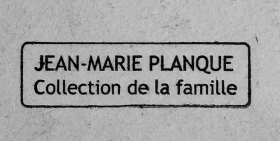 Image 1 of Jean Marie Planque 1932-1992 Ravissante Encre De Chine Vers 1970