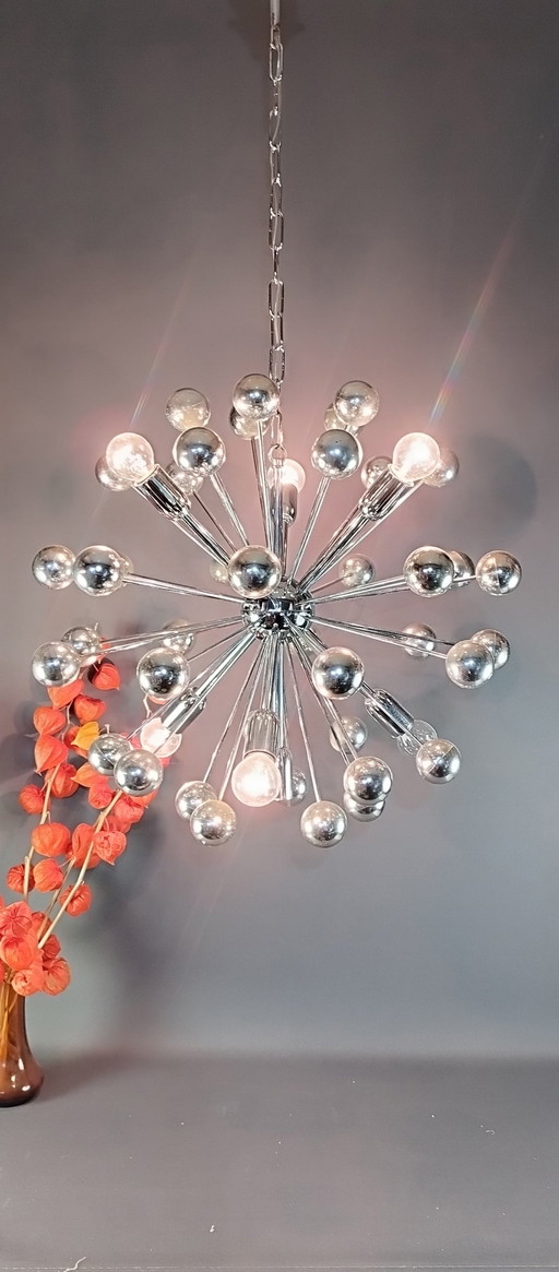 Lampe Sputnik de l'ère spatiale 1960-70