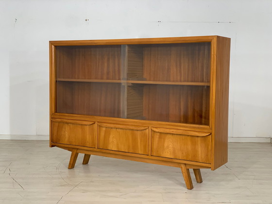 Image 1 of Mid Century highboard armoire vitrine vintage