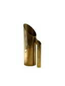 Pichet / vase en laiton de style régence hollywoodienne, Kaleb Italie 1970