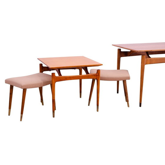 Image 1 of Paire de tabourets de style scandinave par Vyčítal et Sedláček, Tchécoslovaquie, années 1960.